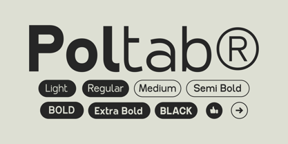 Poltab Font Poster 3