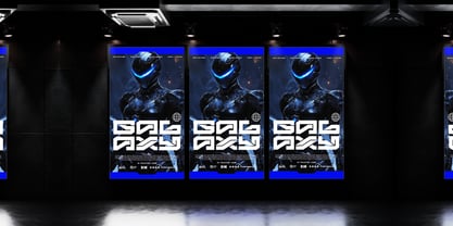 Tronix Font Poster 4
