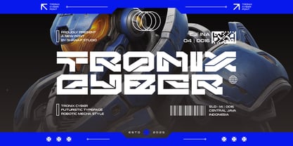 Tronix Font Poster 1