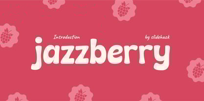 Jazzberry Font Poster 1