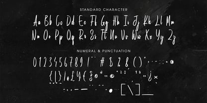 Dreadfort Brush Font Poster 9