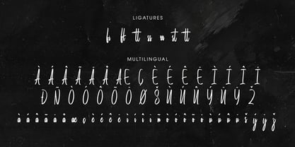 Dreadfort Brush Font Poster 10