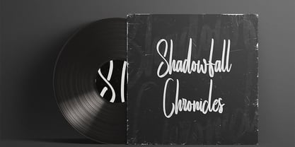 Dreadfort Brush Font Poster 7