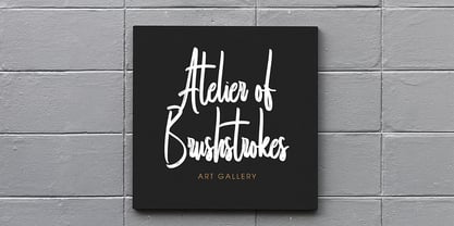 Dreadfort Brush Font Poster 5