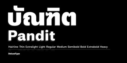 Pandit Font Poster 1