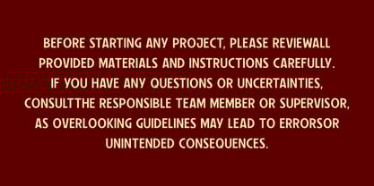 Kawper Font Poster 6