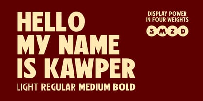 Kawper Font Poster 1