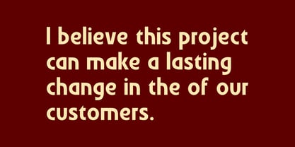 Kawper Font Poster 2