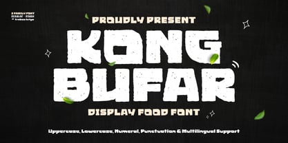 Kong Bufar Font Poster 1