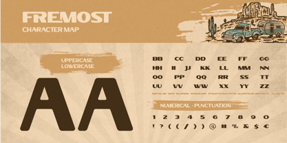 Fremost Font Poster 2