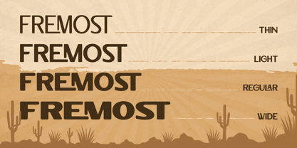 Fremost Font Poster 5