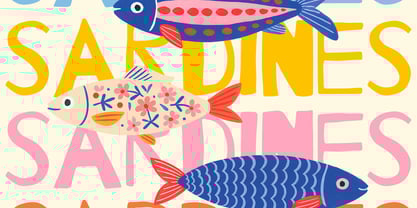 Offbeat line Font Poster 9