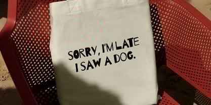 Offbeat line Font Poster 12