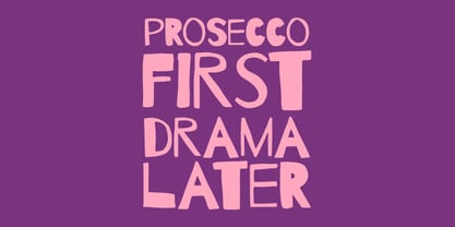 Offbeat line Font Poster 8