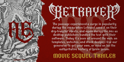 Agitator Font Poster 3