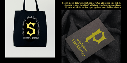 Agitator Font Poster 7