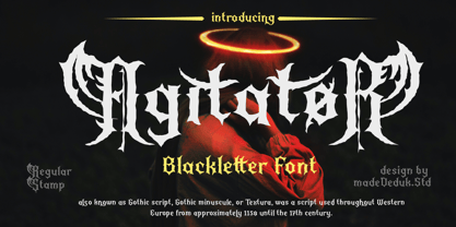 Agitator Font Poster 1