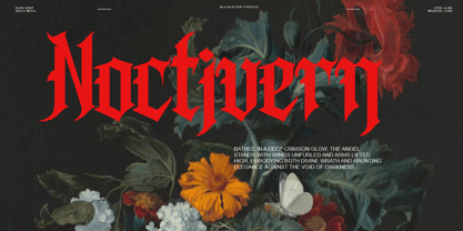 Duskfall Font Poster 6