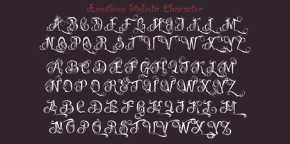 Emuthina Font Poster 5