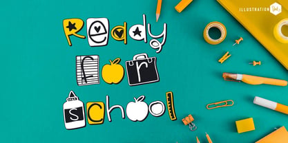 PN Ready For School Font Poster 8