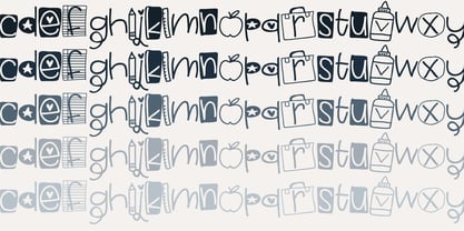 PN Ready For School Font Poster 6