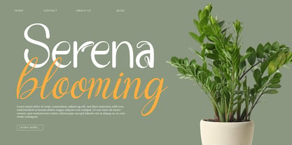 Verdant Botanika Font Poster 4