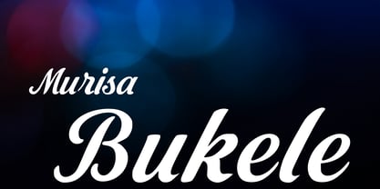 Murisa Bukele Font Poster 1