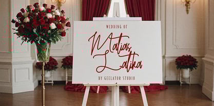 Rochelle Script Font Poster 4