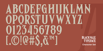 Blackvale Font Poster 7