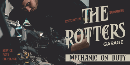 Blackvale Font Poster 6