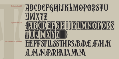 Blackvale Font Poster 8