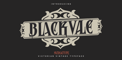 Blackvale Font Poster 1