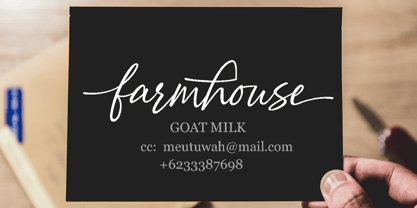 Santoriny Coast Font Poster 7