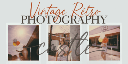 Santoriny Coast Font Poster 3