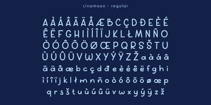 Cinamoon Font Poster 6
