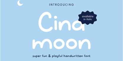 Cinamoon Font Poster 1