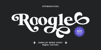 Roogle Font Poster 1