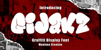 MC Gijakz Font Poster 1