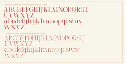 Thornfield Font Poster 7