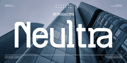Neultra Font Poster 1