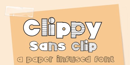 ZP Clippys Font Poster 2