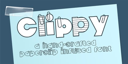ZP Clippys Font Poster 1