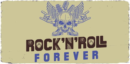 Born Loud Font Poster 4