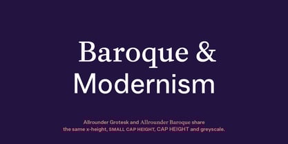 Allrounder Baroque Font Poster 10