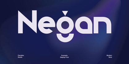 Negan Font Poster 1