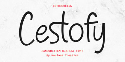 MC Cestofy Font Poster 1