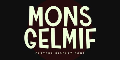 MC Monsgelmif Font Poster 1