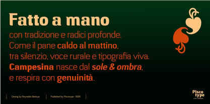 Campesina Font Poster 7