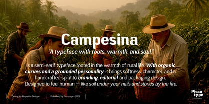 Campesina Font Poster 2