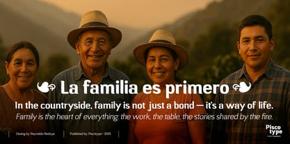 Campesina Font Poster 5